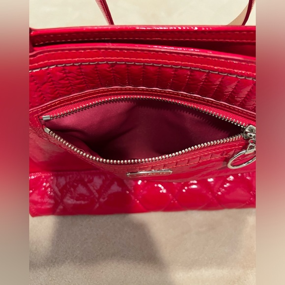 Coach Poppy Cherry Red Tote - Picture 9 of 14
